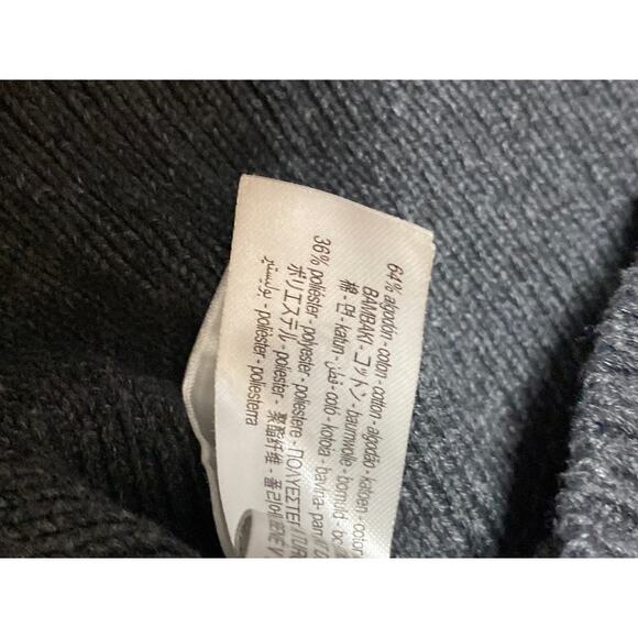 Zara Women's Gray Black Button Up Long Sleeve Knit Crop Cardigan Sweater Top S - Picture 5 of 5